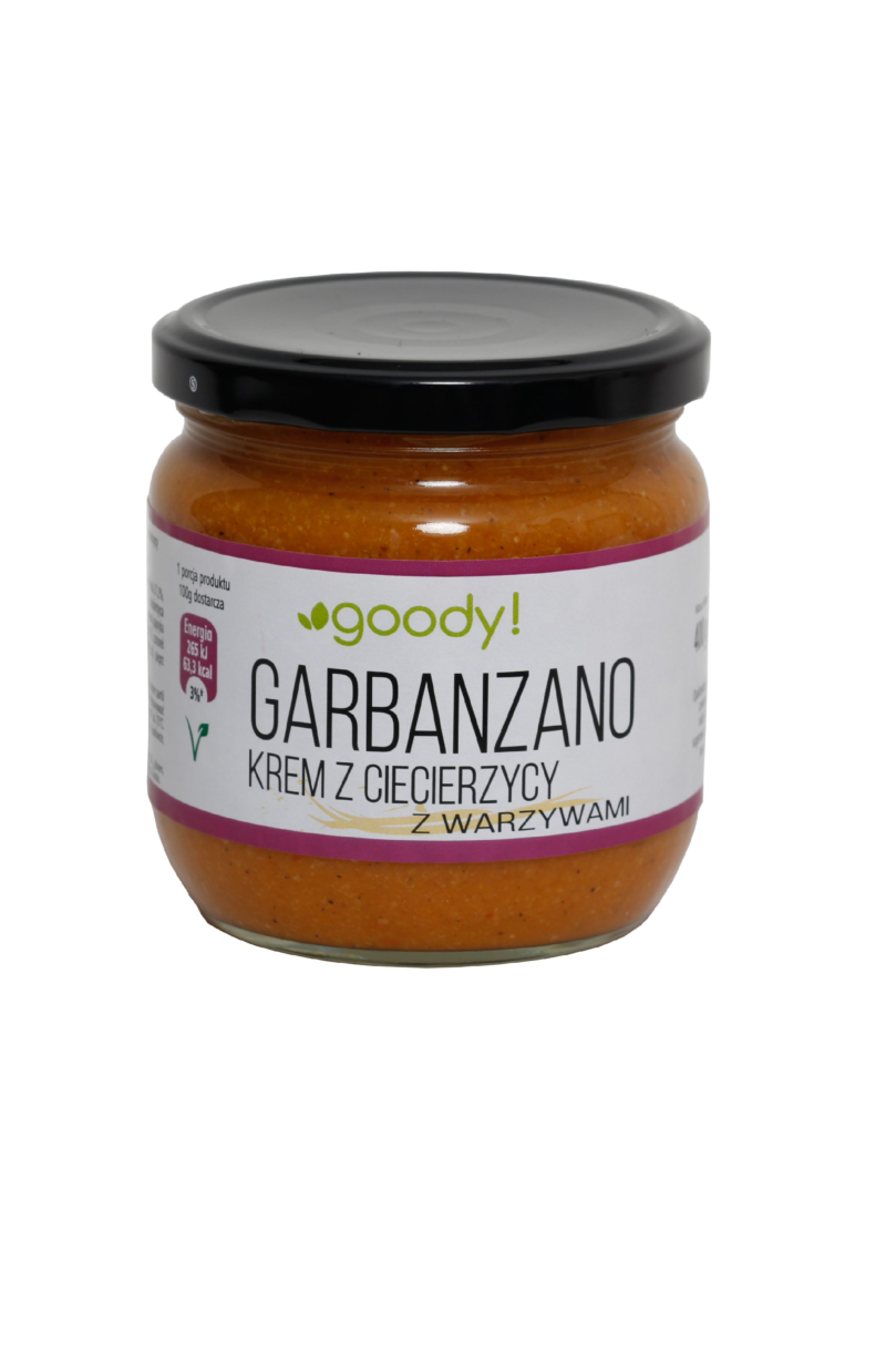 Garbanzano krem z ciecierzycy z warzywami 400g