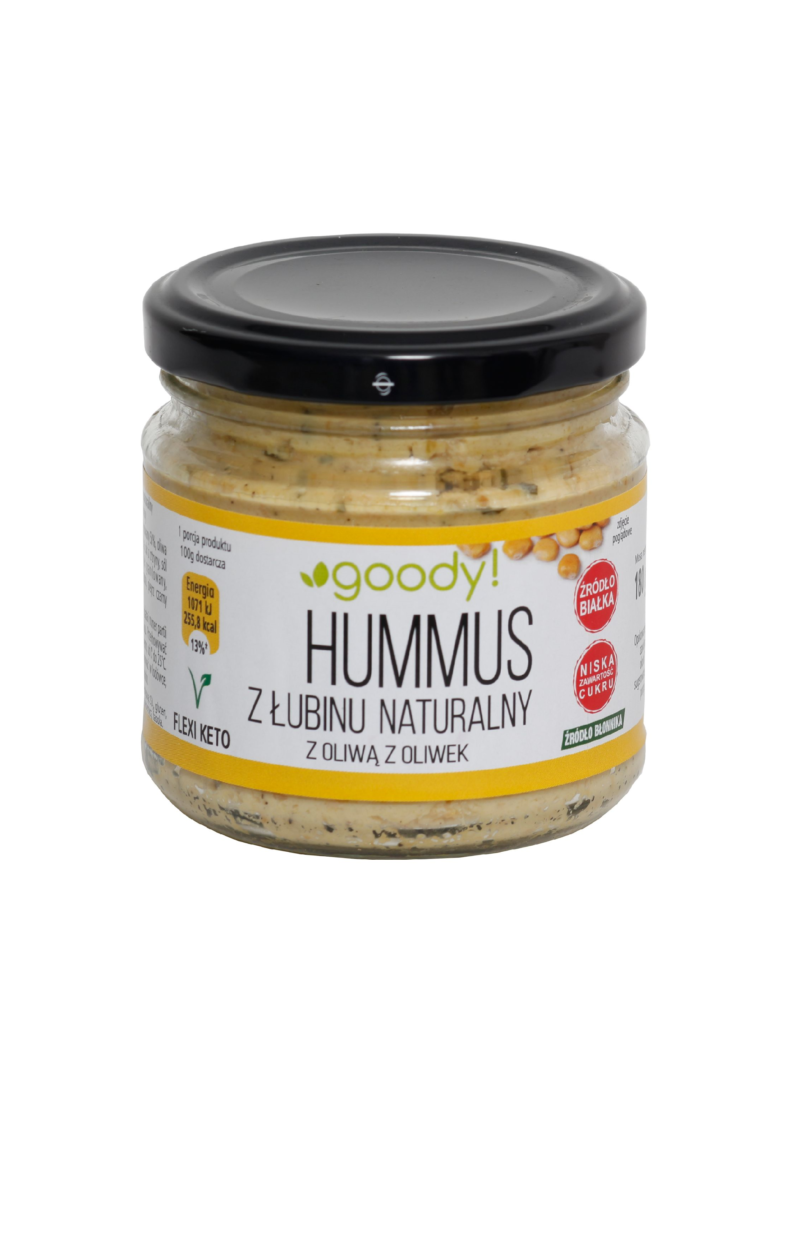 Hummus z łubinu naturalny 200g