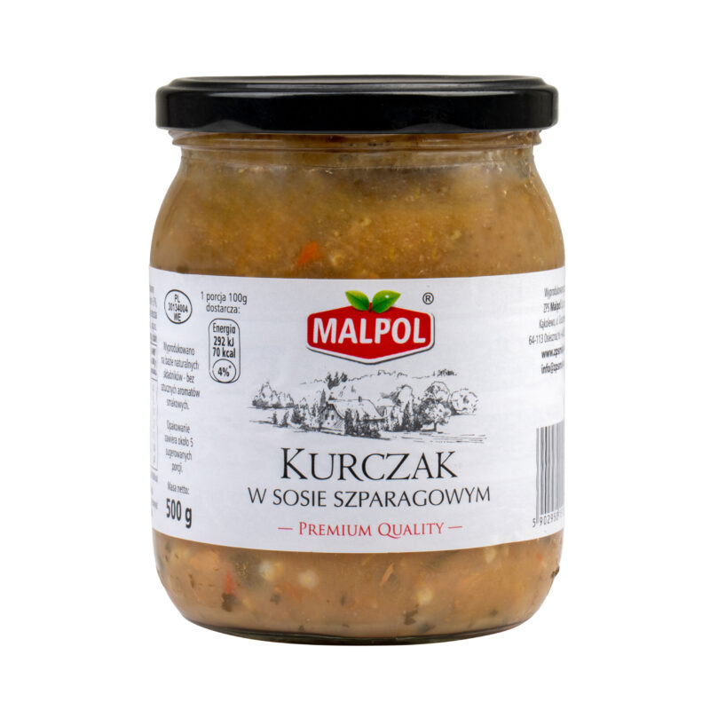 Kurczak w sosie szparagowym 500g